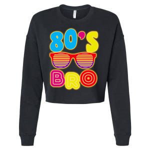 80's Bro Retro Shades Cropped Pullover Crew