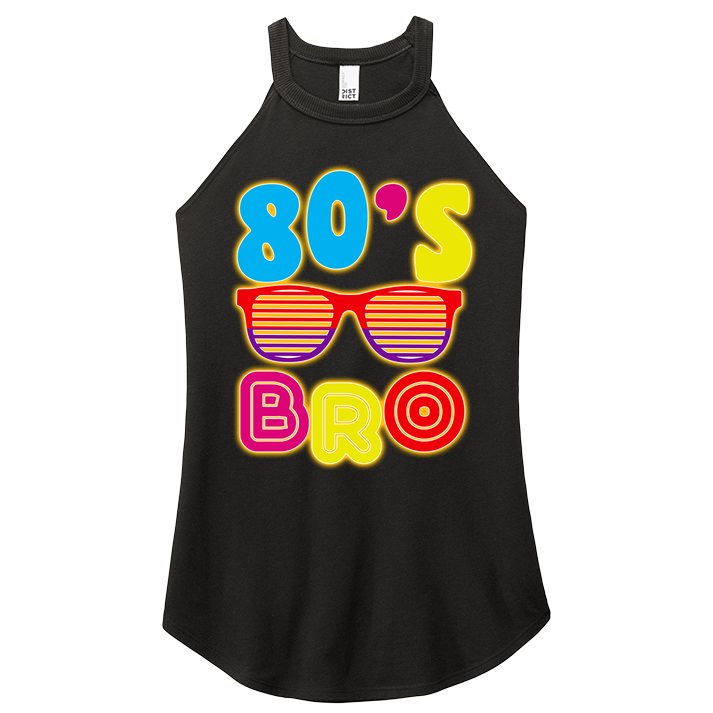 80's Bro Retro Shades Women's Perfect Tri Rocker Tank