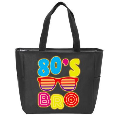 80's Bro Retro Shades Zip Tote Bag