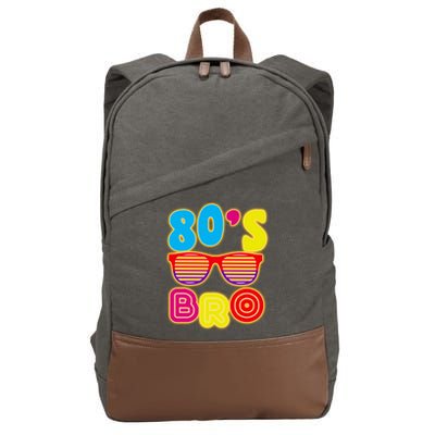 80's Bro Retro Shades Cotton Canvas Backpack