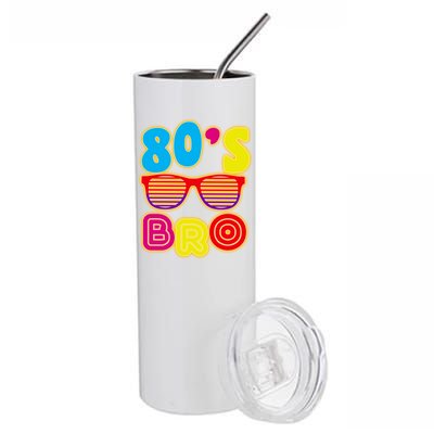 80's Bro Retro Shades Stainless Steel Tumbler