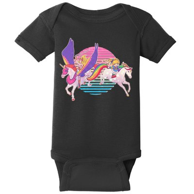 80's Girl Vintage Classic Baby Bodysuit