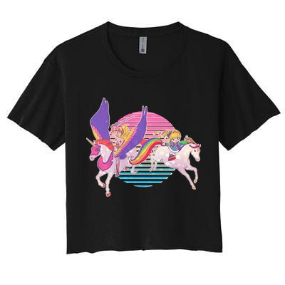 80's Girl Vintage Classic Crop Top