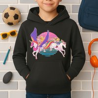 80's Girl Vintage Classic Kids Hoodie