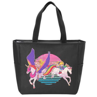 80's Girl Vintage Classic Zip Tote Bag