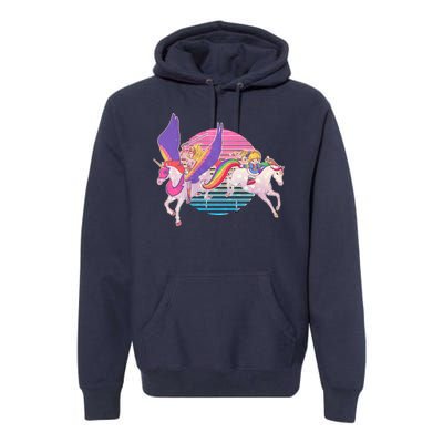 80's Girl Vintage Classic Premium Hoodie