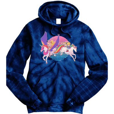 80's Girl Vintage Classic Tie Dye Hoodie