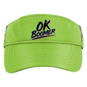 80's Retro Ok Boomer Adult Drive Performance Visor