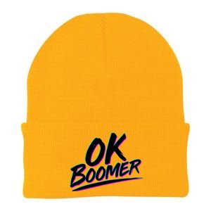 80's Retro Ok Boomer Knit Cap Winter Beanie