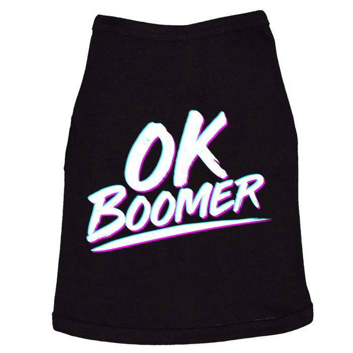 80's Retro Ok Boomer Doggie Tank