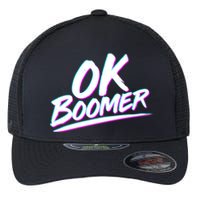 80's Retro Ok Boomer Flexfit Unipanel Trucker Cap