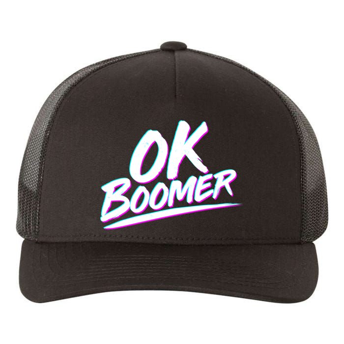 80's Retro Ok Boomer Yupoong Adult 5-Panel Trucker Hat