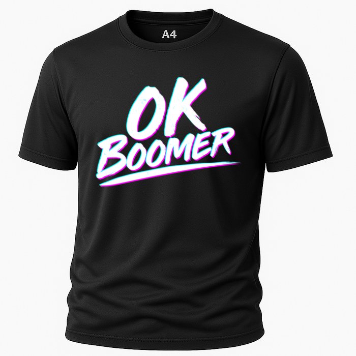 80's Retro Ok Boomer Cooling Performance Crew T-Shirt