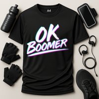 80's Retro Ok Boomer Cooling Performance Crew T-Shirt
