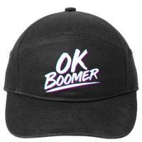 80's Retro Ok Boomer 7-Panel Snapback Hat