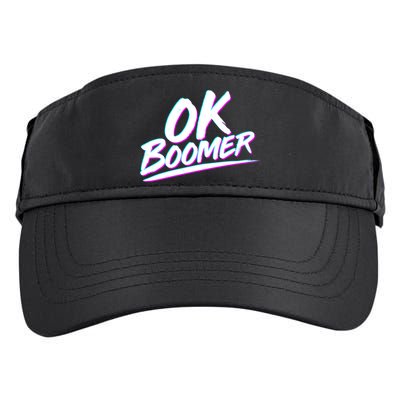 80's Retro Ok Boomer Adult Drive Performance Visor