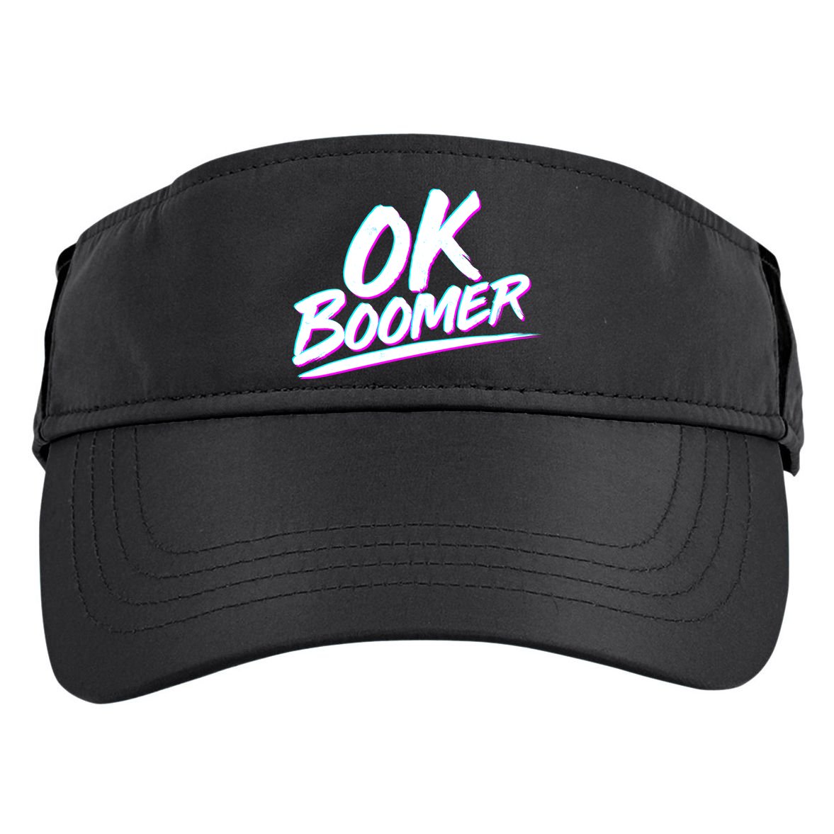 80's Retro Ok Boomer Adult Drive Performance Visor