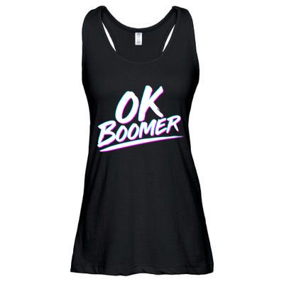 80's Retro Ok Boomer Ladies Essential Flowy Tank