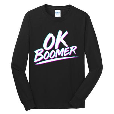 80's Retro Ok Boomer Tall Long Sleeve T-Shirt