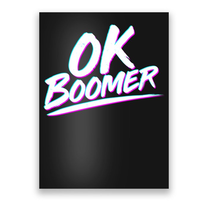 80's Retro Ok Boomer Poster