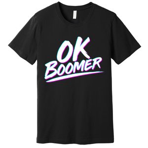 80's Retro Ok Boomer Premium T-Shirt