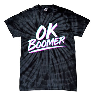 80's Retro Ok Boomer Tie-Dye T-Shirt