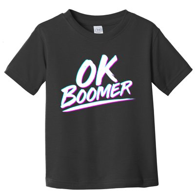 80's Retro Ok Boomer Toddler T-Shirt