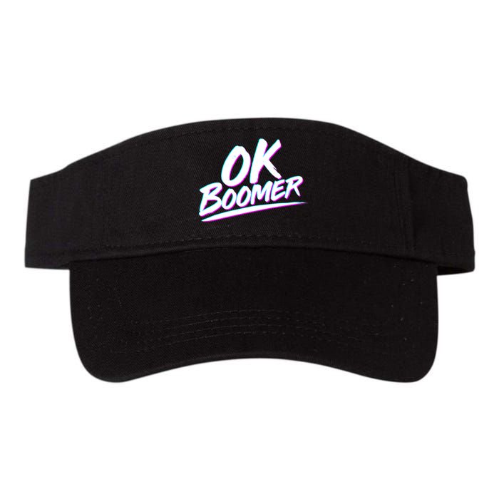 80's Retro Ok Boomer Valucap Bio-Washed Visor