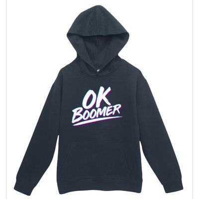 80's Retro Ok Boomer Urban Pullover Hoodie