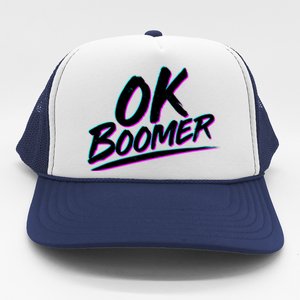 80's Retro Ok Boomer Trucker Hat