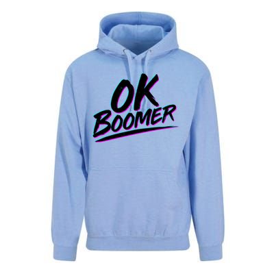 80's Retro Ok Boomer Unisex Surf Hoodie