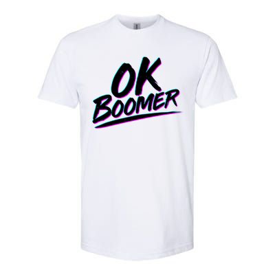 80's Retro Ok Boomer Softstyle® CVC T-Shirt