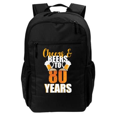 80th Birthday Cheers & Beers To 80 Years Backpack