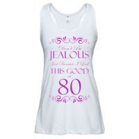 80th Birthday: Don't Be Jealous Just Because I Look This Good At 80 Ladies Essential Flowy Tank