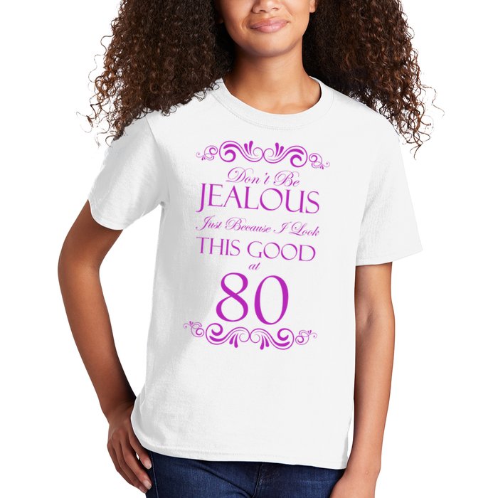 80th Birthday: Don't Be Jealous Just Because I Look This Good At 80 Kids T-Shirt