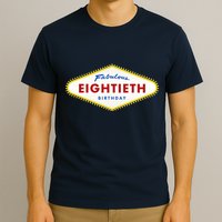 80th Birthday Las Vegas Fabulous Eightieth T-Shirt