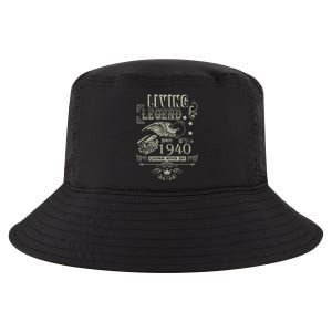 80th Birthday Legend Since 1940 Cool Comfort Performance Bucket Hat