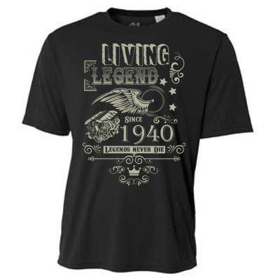 80th Birthday Legend Since 1940 Cooling Performance Crew T-Shirt