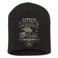 80th Birthday Legend Since 1940 Short Acrylic Beanie