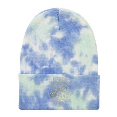 80th Birthday Legend Since 1940 Tie Dye 12in Knit Beanie