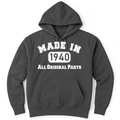 80th Birthday Made in 1940 All Original Parts Hoodie