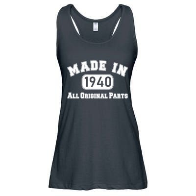 80th Birthday Made in 1940 All Original Parts Ladies Essential Flowy Tank