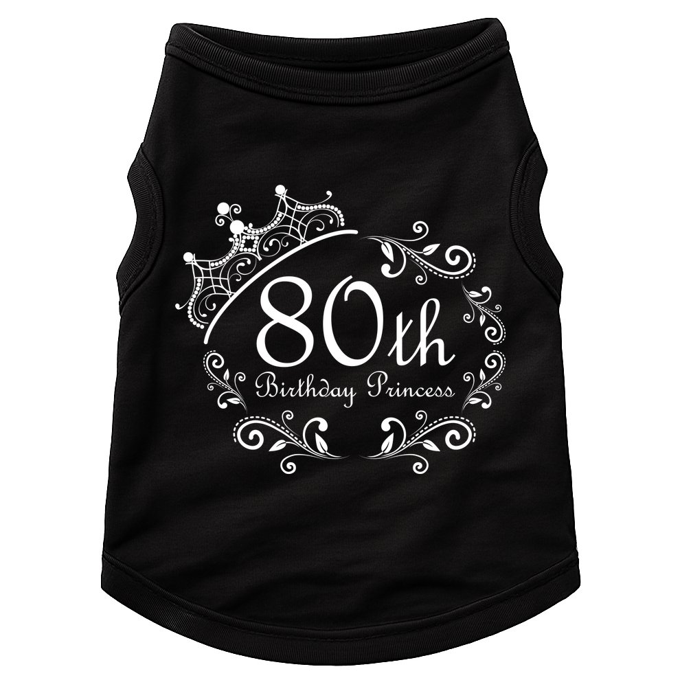 80th Birthday Princess Doggie Tank