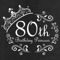 80th Birthday Princess 11oz C Handle Ceramic Mug