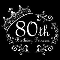 80th Birthday Princess 16 in Basic Backpack