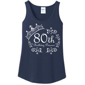 80th Birthday Princess Ladies Essential Tank