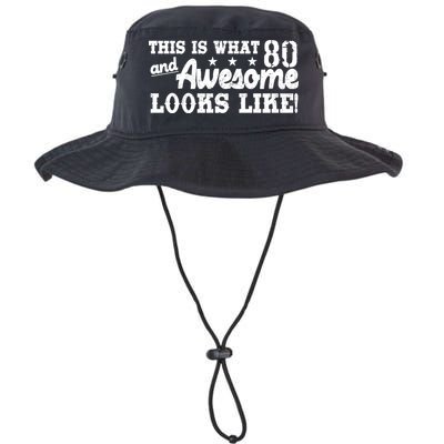 80th Birthday This Is What Awesome Looks Like  Bucket Hat