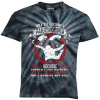 82nd 101st Airborne Paratrooper Military Kids Tie-Dye T-Shirt