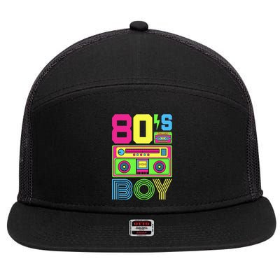 80s  1980s Fashion 80 Theme Party Outfit Eighties Costume 7 Panel Mesh Trucker Snapback Hat