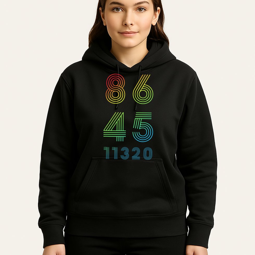 86 45 2020 Cool Retro Anti Trump - Vote 8645 - 864511320 Hoodie